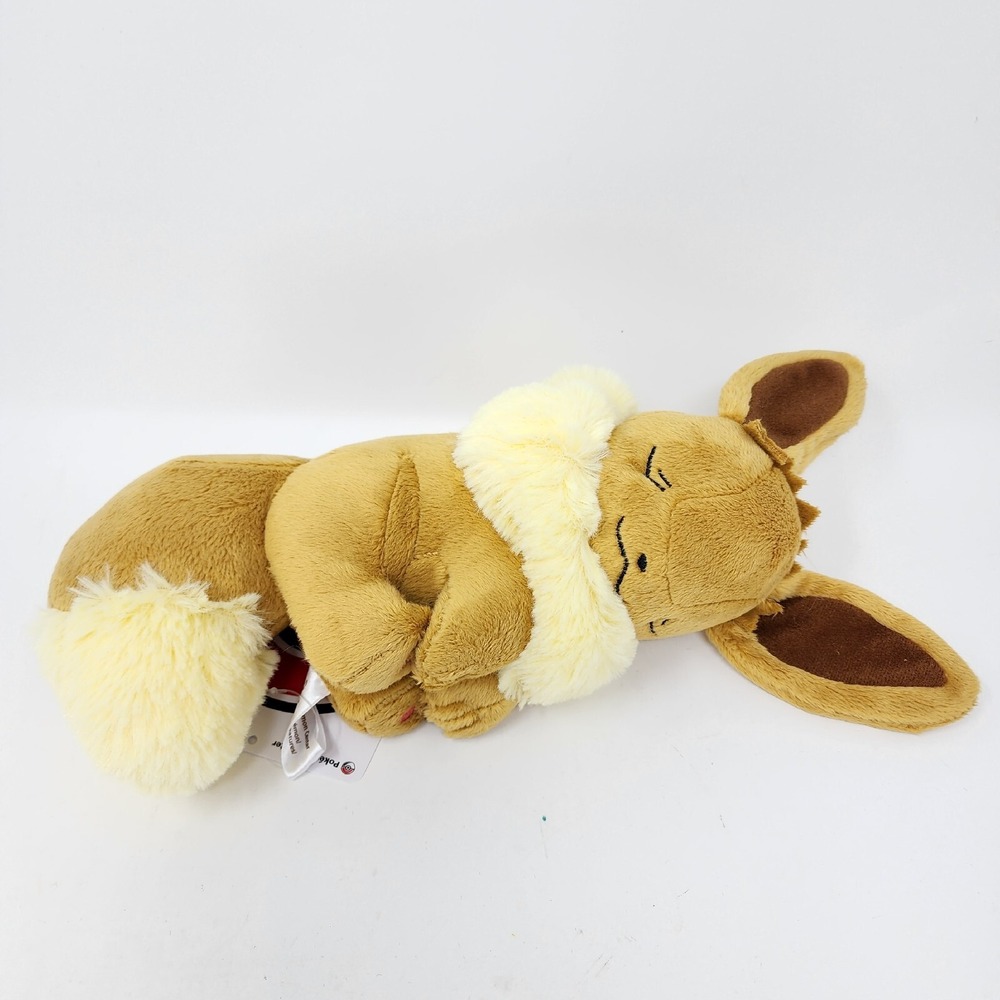 Pokemon Center Japan Sleeping Eevee Plush Doll Stuffed Animal US SELLER